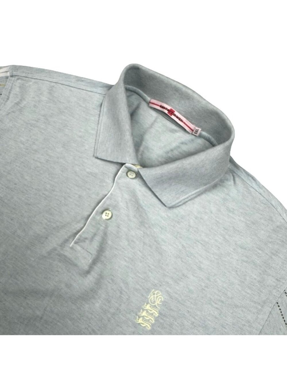 Kent & Curwen Men’s Cotton Blend S/S Polo Shirt Gray • 2XL